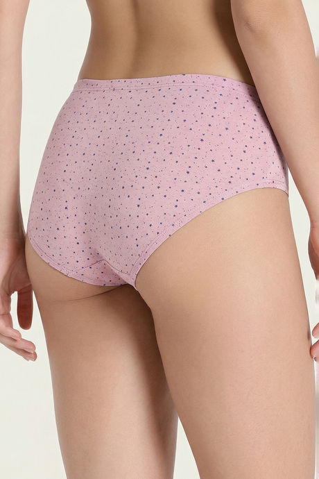Zivame Regular Rise Full Coverage Hipster Panty (Pack of 3) - Multicolor — image 3